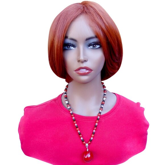 Carnelian Pendant Necklace Set 4268 - Picture 2 of 9